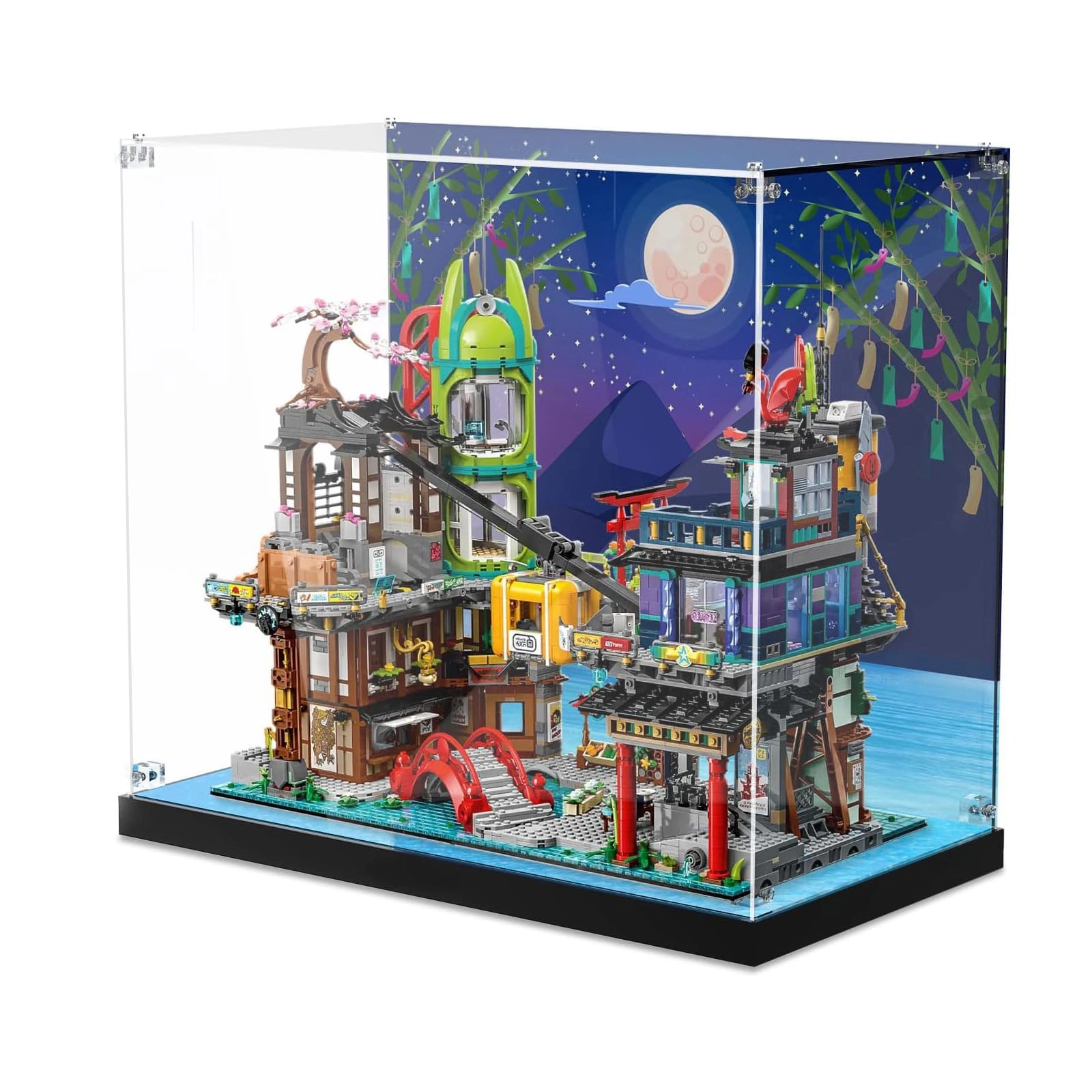 Generic Display Case - City Markets Lego
