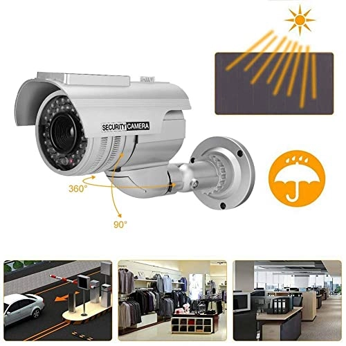 Dummy Bullet Camera - Solar Power LED Blinking Light