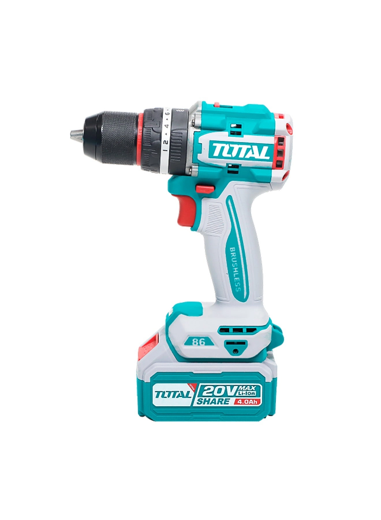 Brushless Cordless Impact Drill - 2x4.0Ah