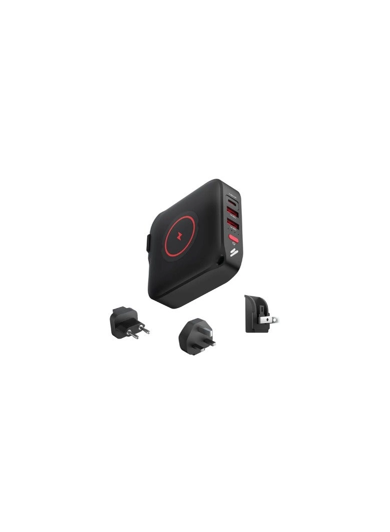 SKA 3-in-1 Travel Charger - 37 Watt-hour 20W Wireless