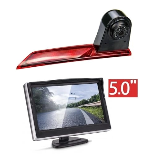 Brake light camera - Night vision + 5 inch Monitor