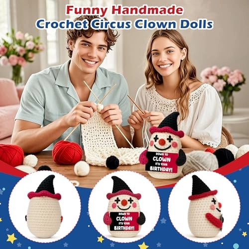 Crochet Clown - Birthday