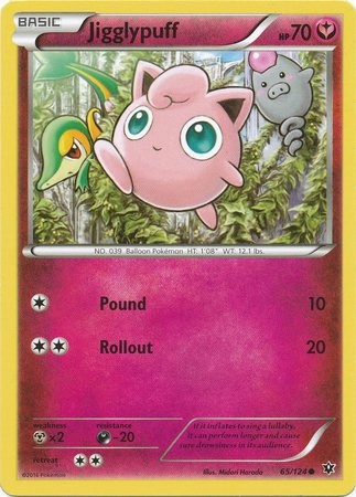 Jigglypuff 65/124 - XY Fates Collide Reverse Holo
