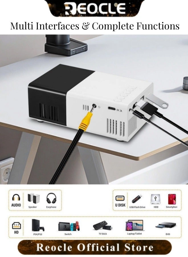 Mini Projector - 1080P Full HD Portable