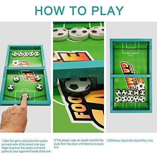 Fast Sling Puck Game - Table Football Green