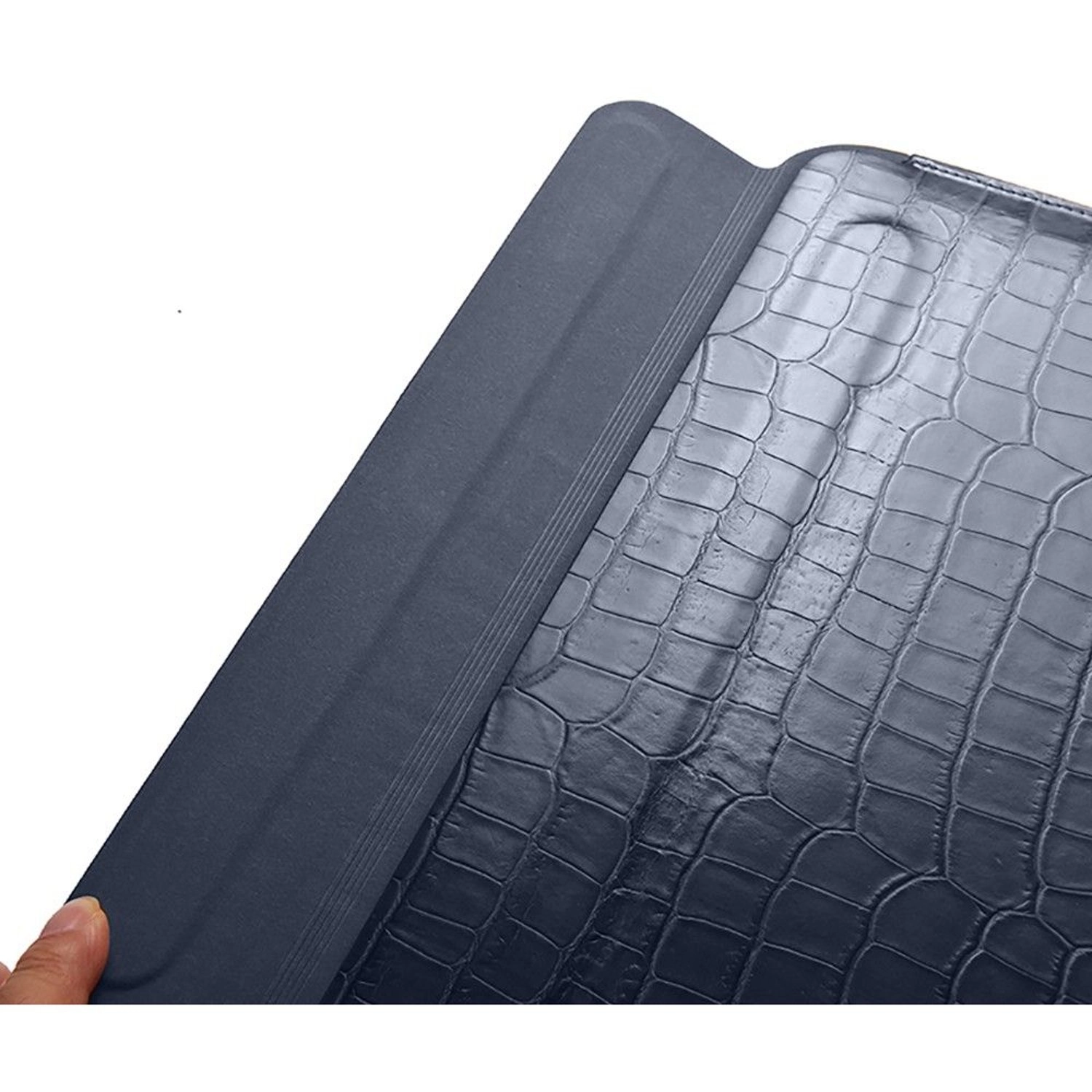 Skin Croco Genuine Leather Sleeve Laptop Sleeve for 14.2-Inch Laptop