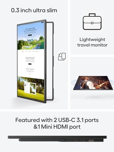 Portable Monitor - 184T01 18.4 Inches 4K UHD 2160p