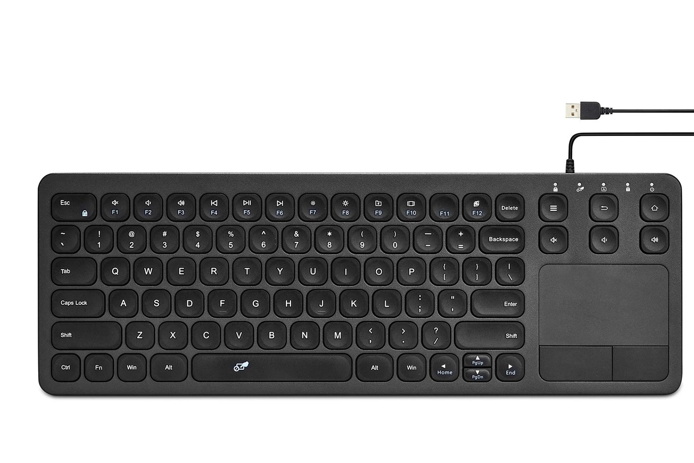 15 Inch USB Keyboard with Touchpad - Wired/Wireless