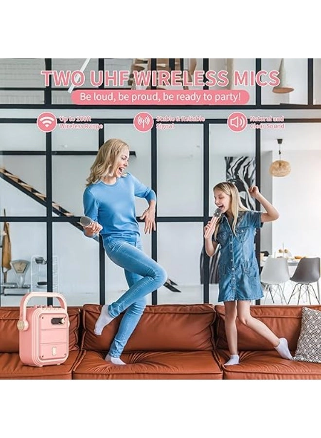 Karaoke machine - 2 wireless microphone