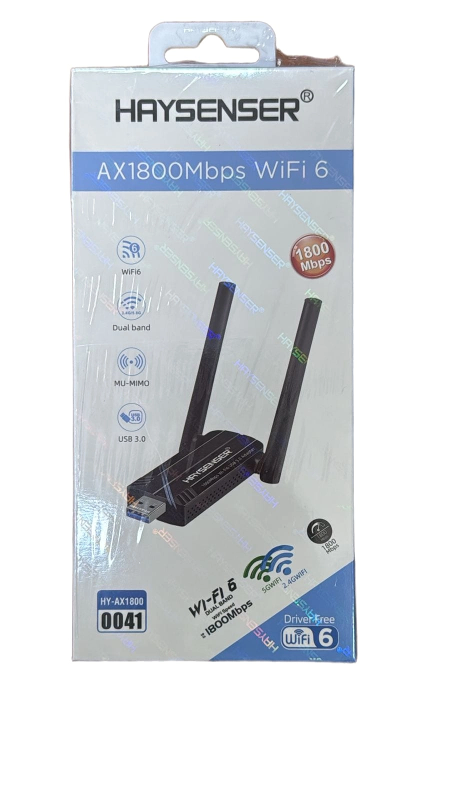 SSR COMPUTERS TRADING LLC HY-AX1800 - 2.4GHz + 5GHz USB WiFi 6