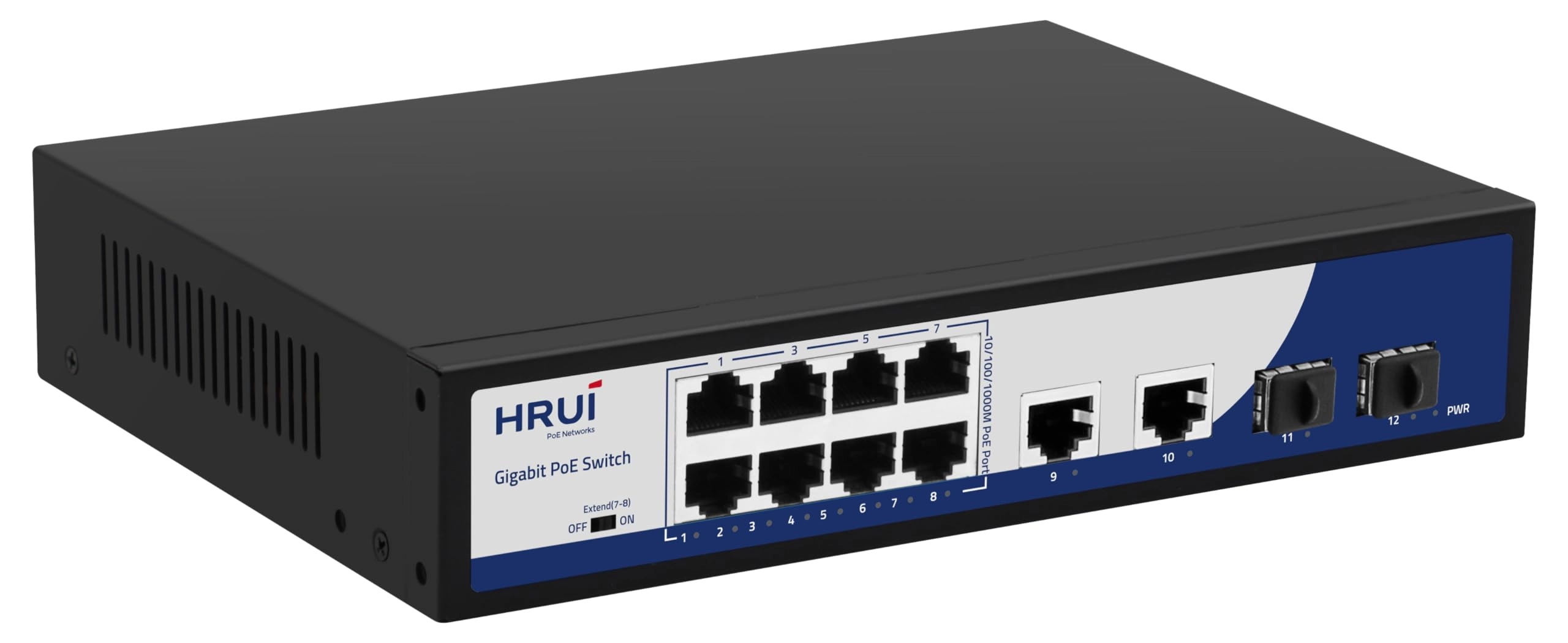 HRUI PoE Networks HR900-AFG-822NS 8-ports