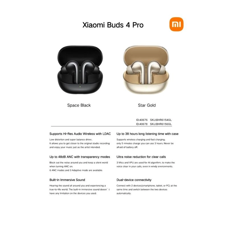 Buds 4 Pro Wireless Earbud