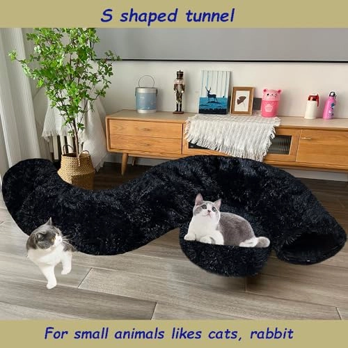 Cat Tunnel Bed - 89.9L x 86.1W x 26.2H centimeters Polyester