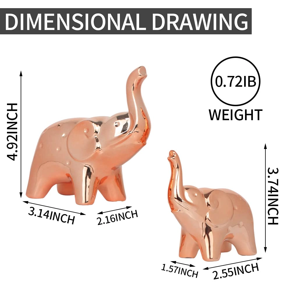 Elephant Statue - Ceramic , Resin