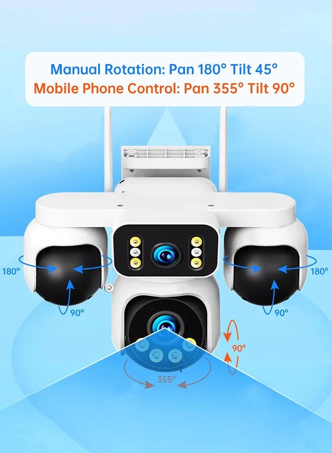 20MP CCTV - 4 Lens 4 Screen