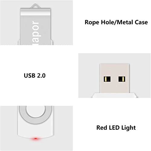 USB 2.0 Flash Drive Swivel Thumb Drive - USB 2.0 4GB