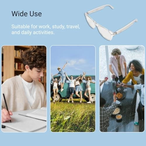 Smart Translator Glasses - 137 Languages Bluetooth 5.3