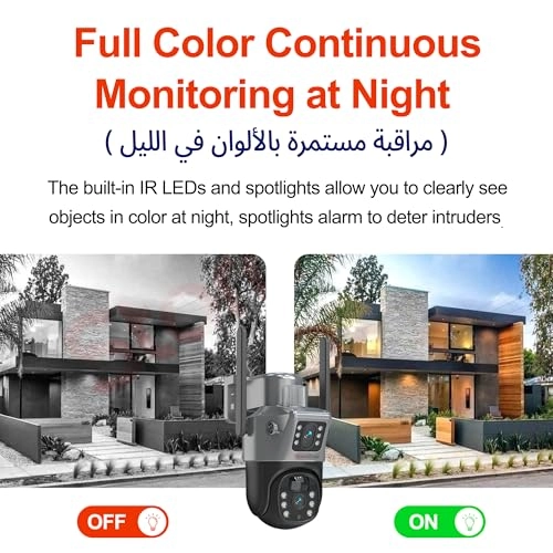 Solar WiFi Security Camera 2K