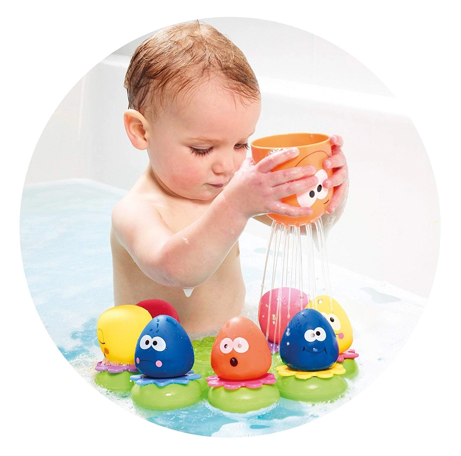 Tomy Octopals - Number Sorting Baby Bath Toy Multicolor