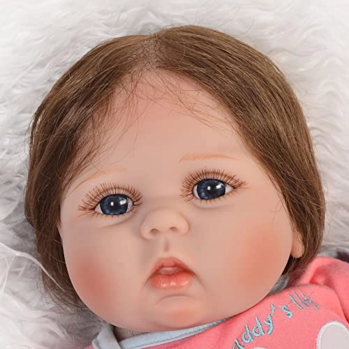 Reborn Baby Doll - 55cm 22" Vinyl Cotton Body