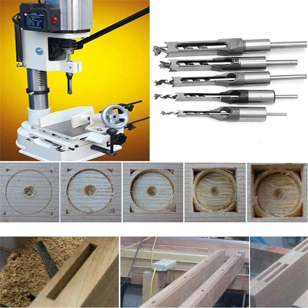 Square Hole Drill Bits - carbide 1/4 inch 5/16 inch 3/8 inch 1/2 inch