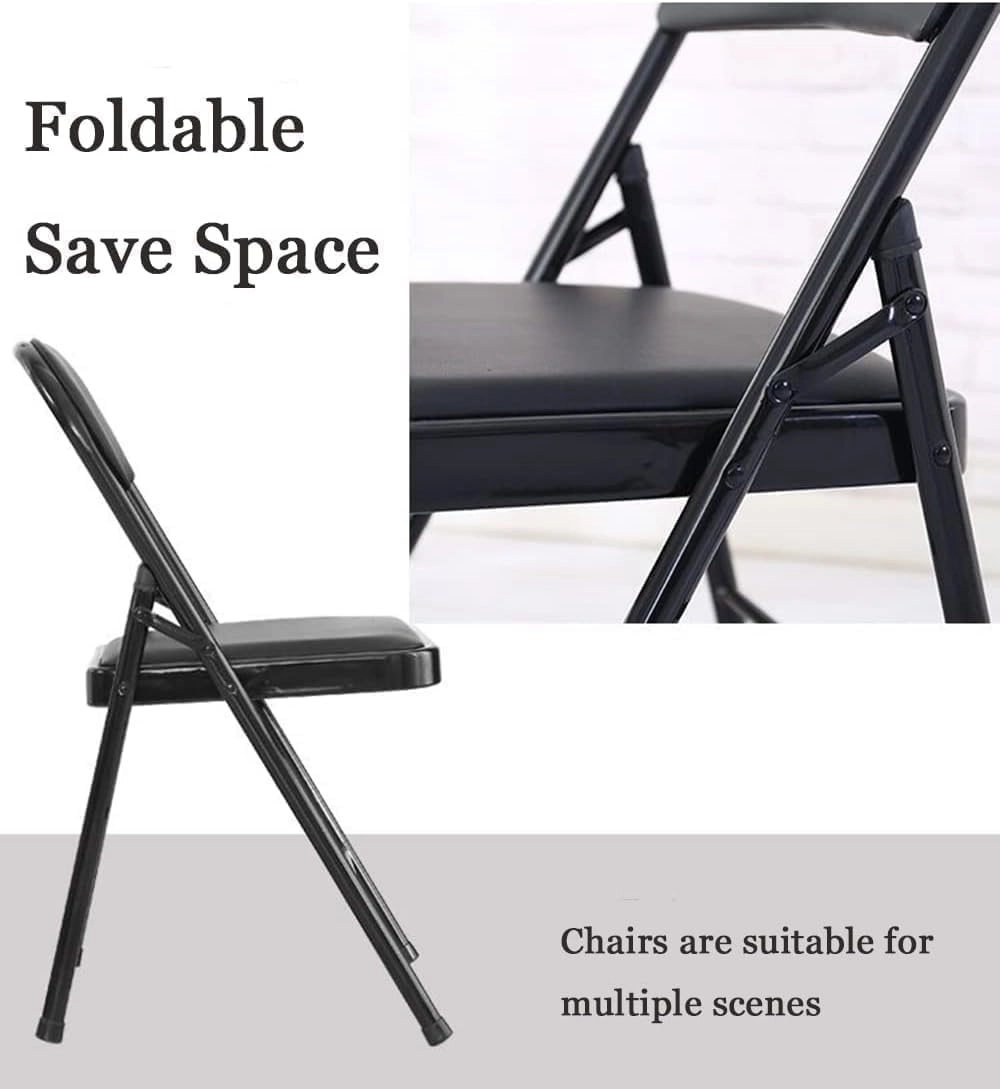 Foldable Multipurpose Chair - Portable Lightweight Soft Padded Seat