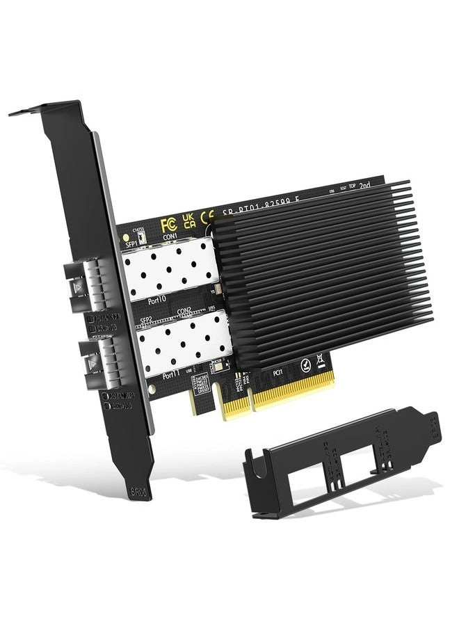 10Gb Dual LAN SFP+ PCI-e Network Card - PCIe Ethernet