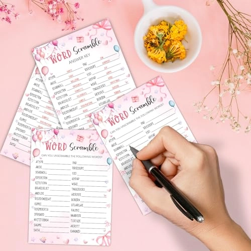 GameCards07-SB - 20 slumber party game cards and 2 answer key