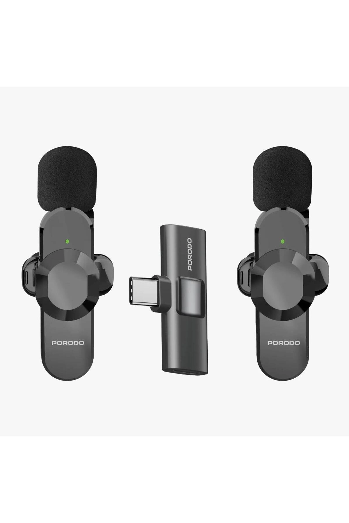Porodo Audix Pro Dual Lavalier Microphone - Dual