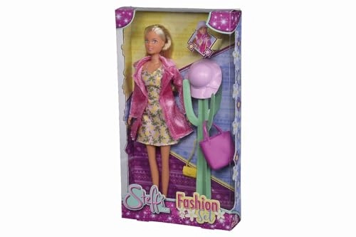 Steffi Love Fashion Doll - pink dress Clothes Stand Ages 3+