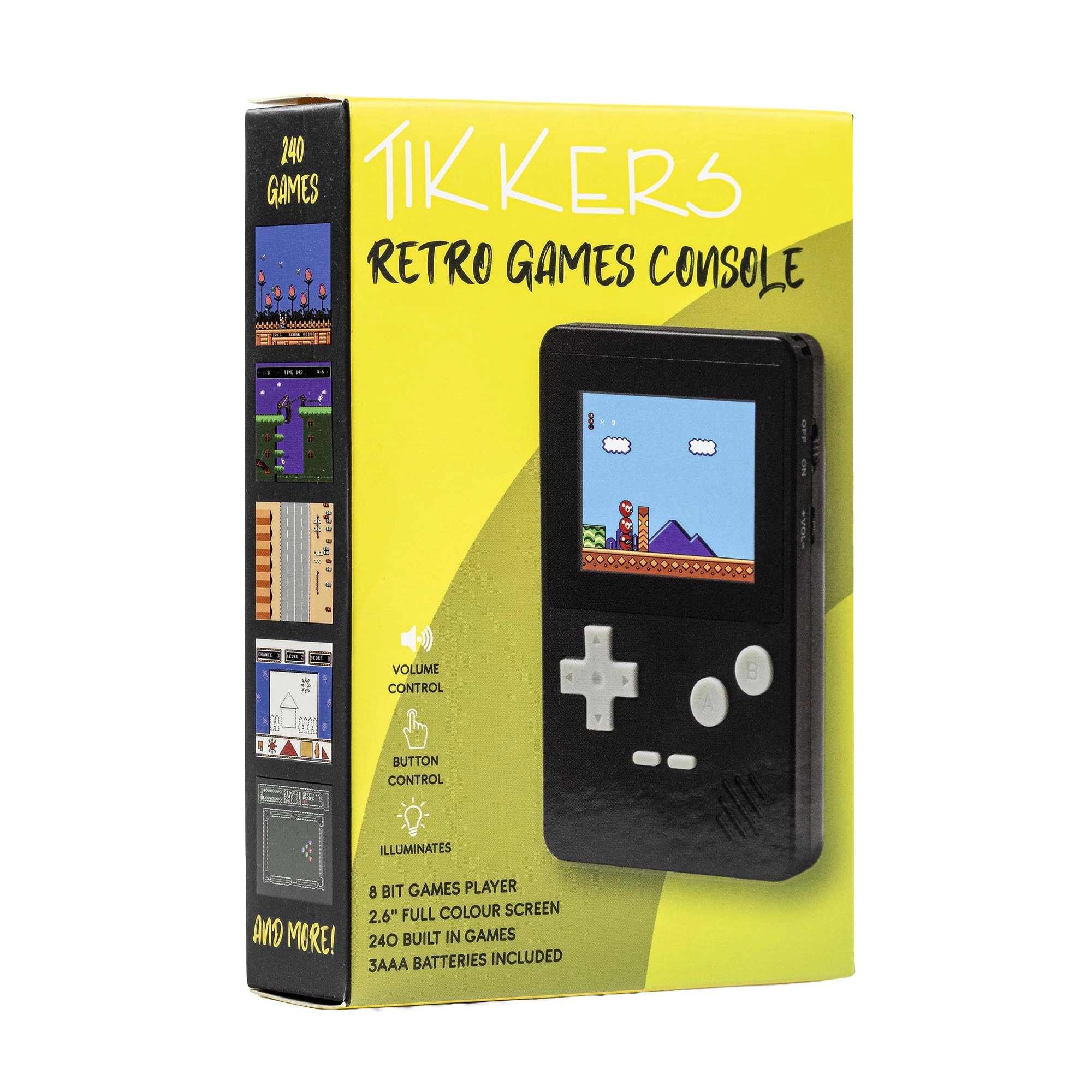 HANDHELD CONSOLE - 240 pre-loaded games 2.6” display