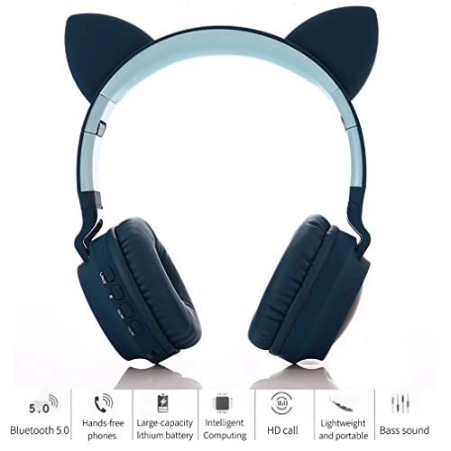 Kids Bluetooth 5.0 Stereo On-Ear/Over-Ear Headphones - Wireless Headphone