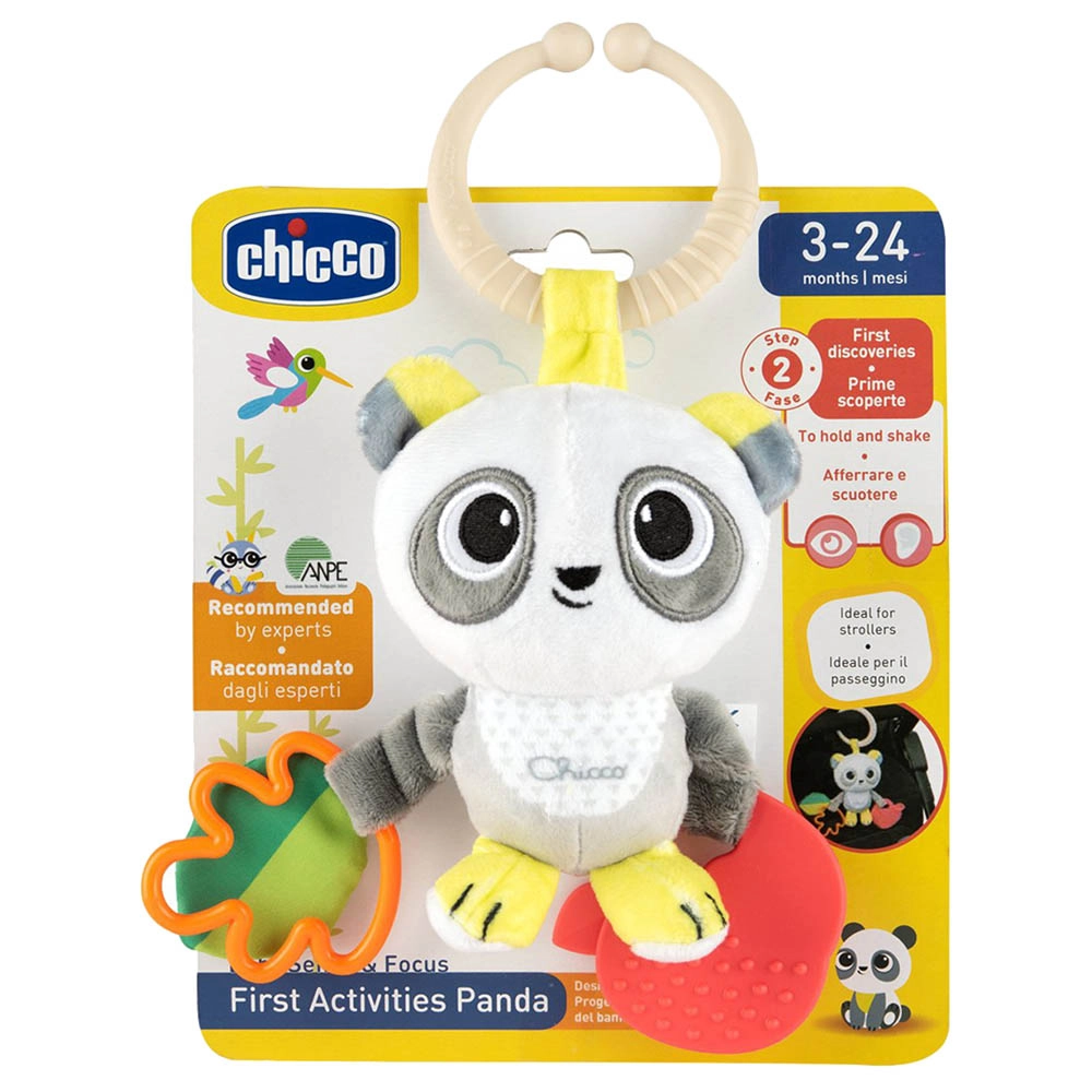 Panda Plastic Rattle - Suitable for 3 to 12 months