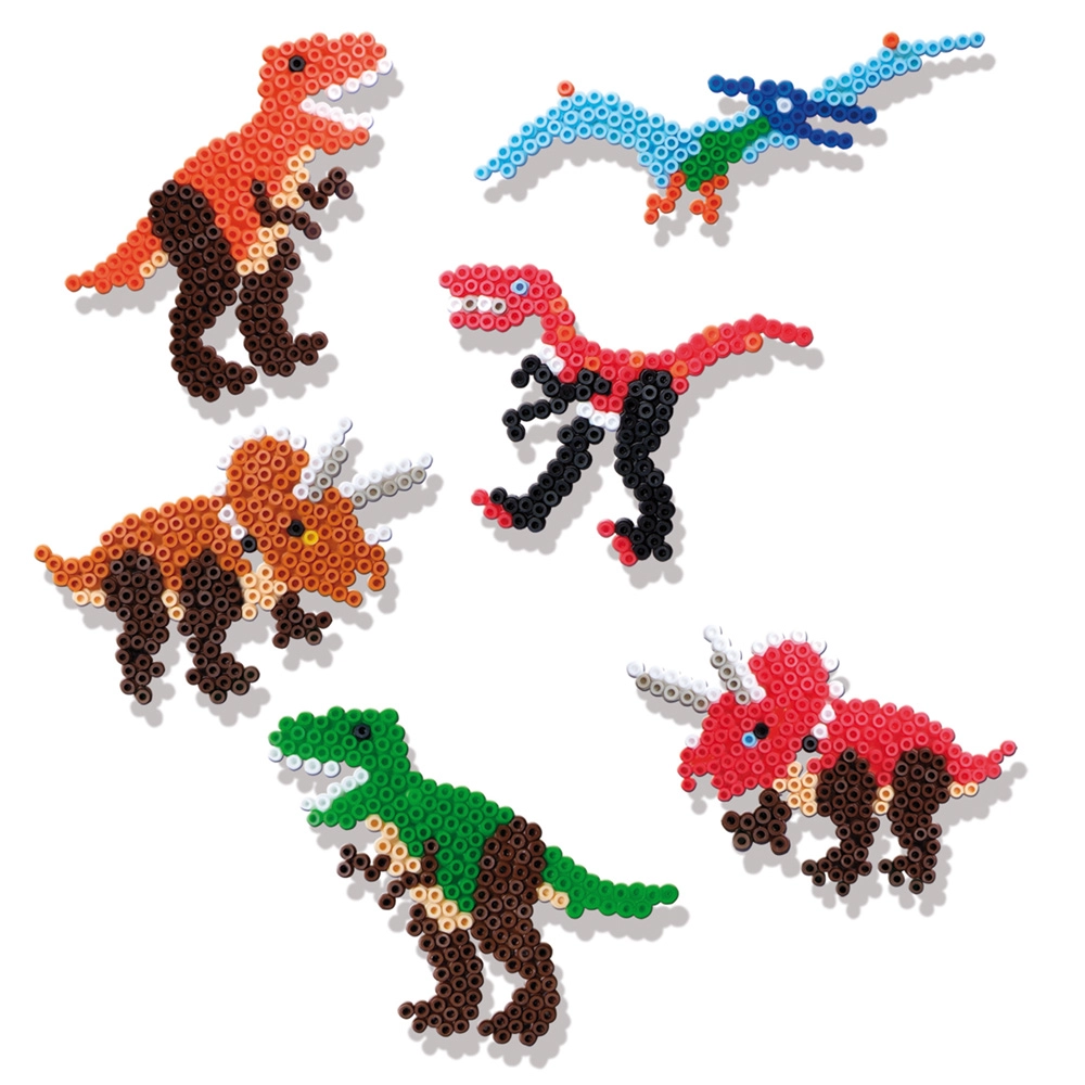 Iron-On Beads - Dinosaurs 1500 pcs