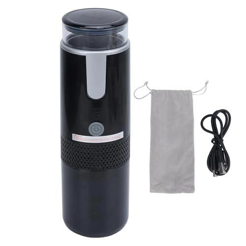 2 in 1 Car Coffee Maker - 160ml capsules ground coffee