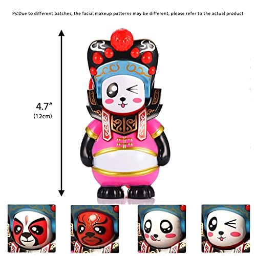 Sichuan Opera face-changing doll - Green panda 4 faces