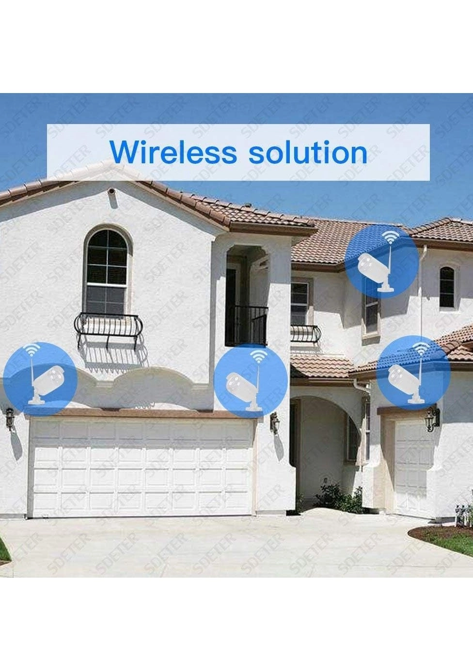 Wireless Security Camera System - 5 4CH 3MP