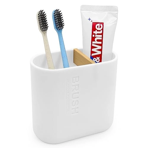 Cerpourt Toothbrush Holder - Bathroom 2 Slots