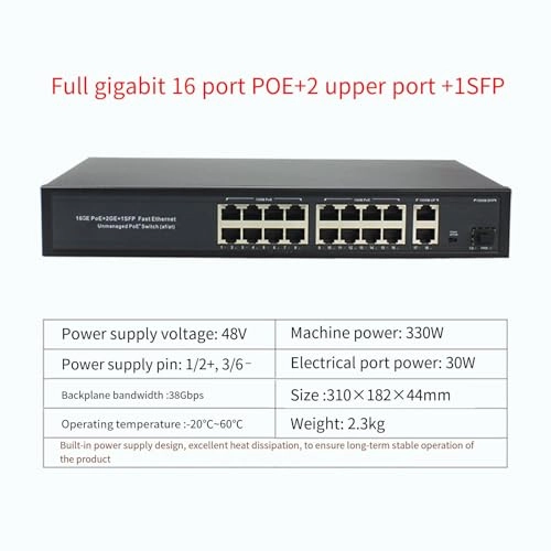 Ethernet Switch 8-ports