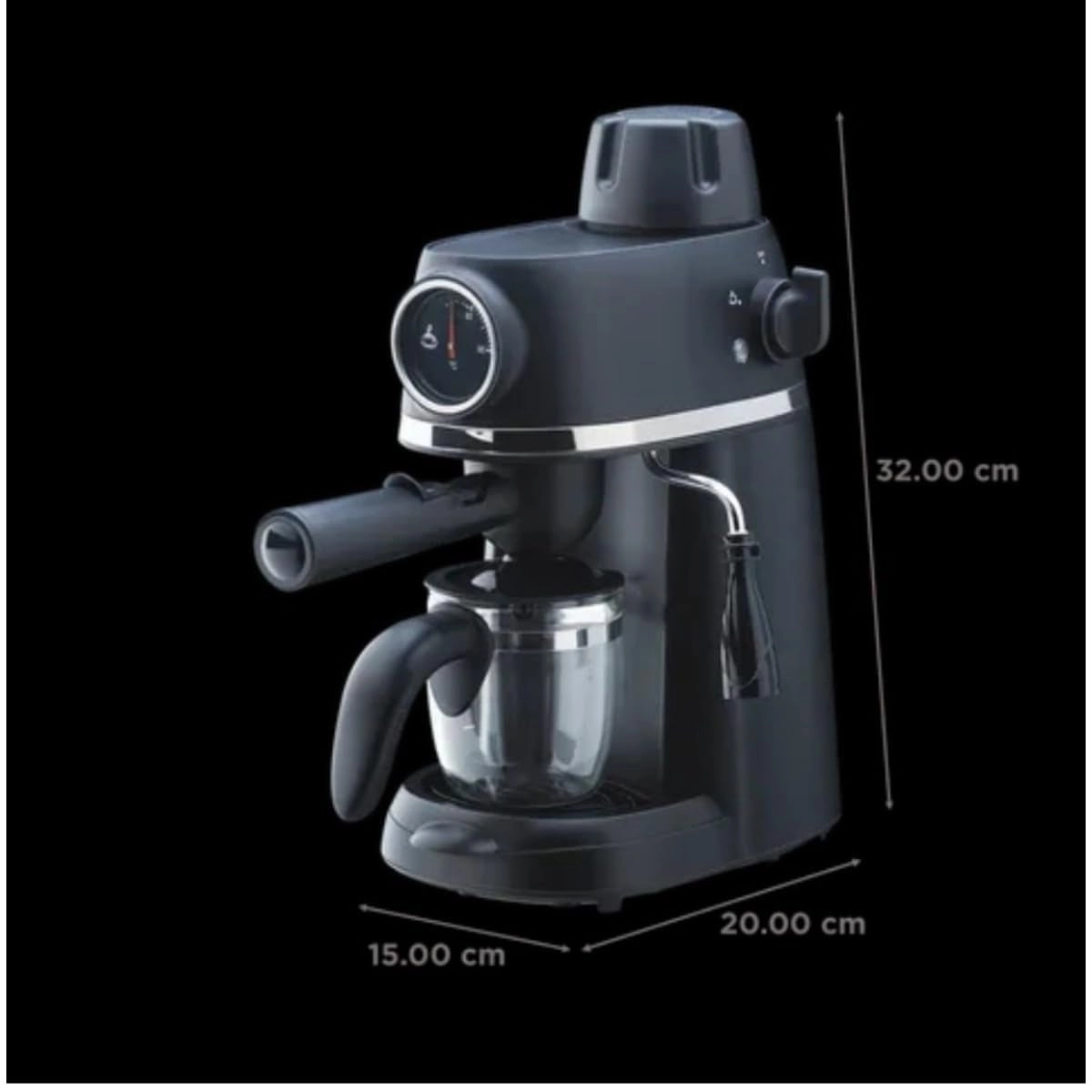 Milk Frother - Thermo Dial Steam Pressure