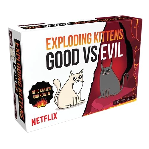 Exploding Kittens: Good vs Evil - Card Game (German)