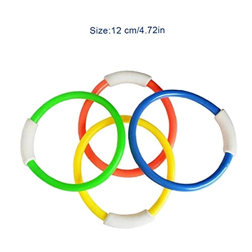 Underwater Diving Rings - Kids 4PCS Assorted Colors