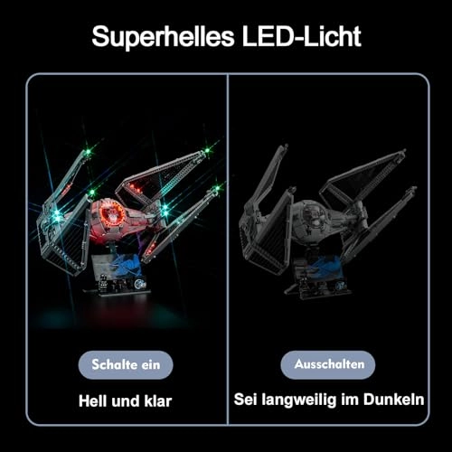 LED Light Set for Lego 75382 TIE Interceptor