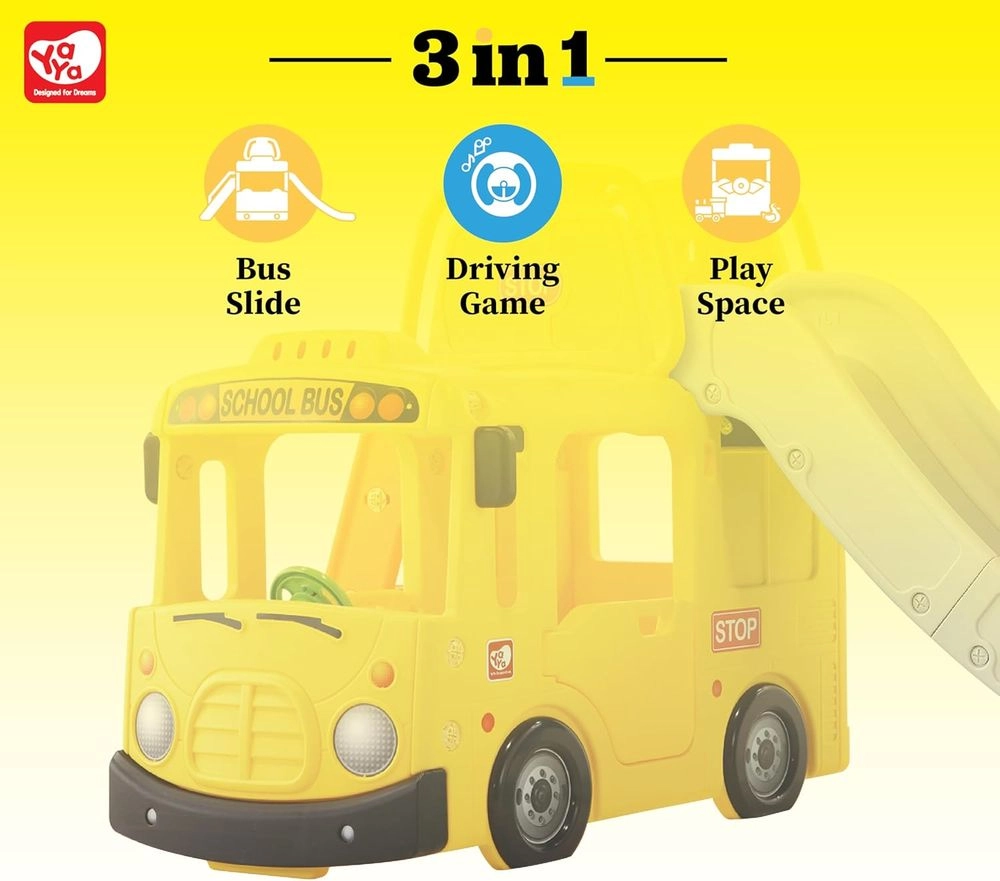 3-In-1 YAYA Bus Slide Set - Melody Suitable for 2 to 6 years