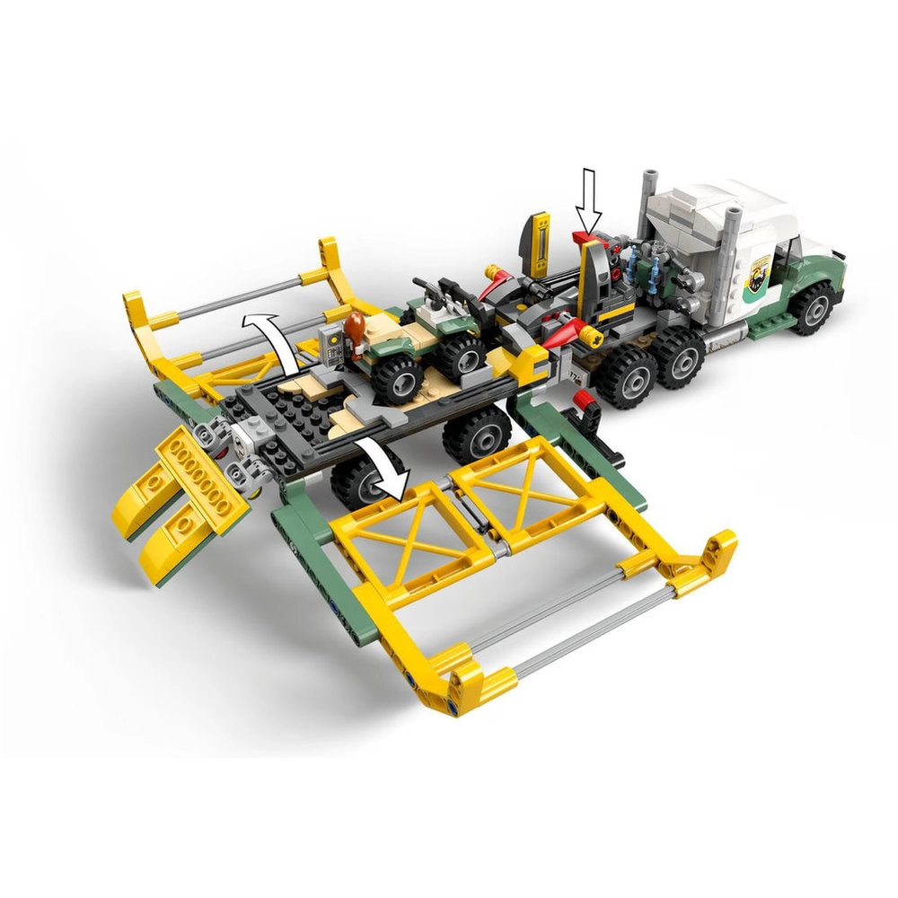 Jurassic World Allosaurus Transport Truck (76966) - 8+ Multicolor