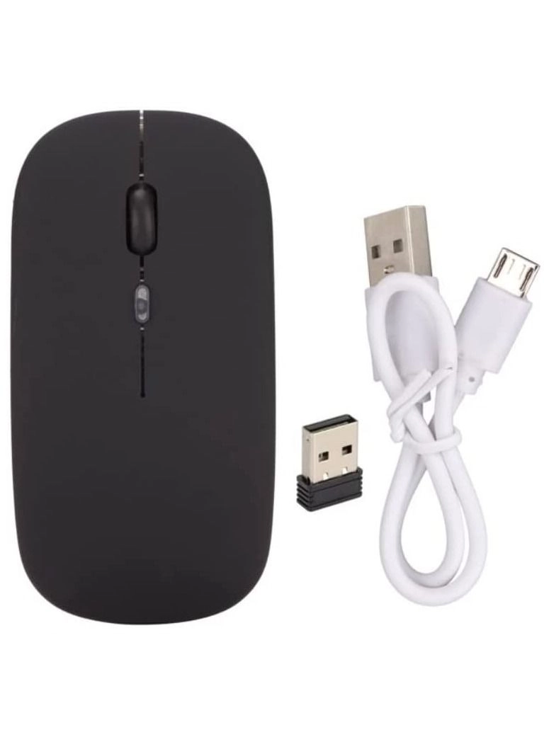 Slim Wireless Mouse - 2.4G Bluetooth 5.1