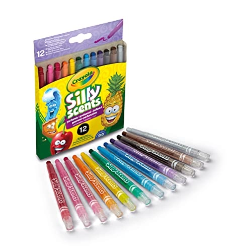 Mini Silly Scents Crayons - 12 Pcs