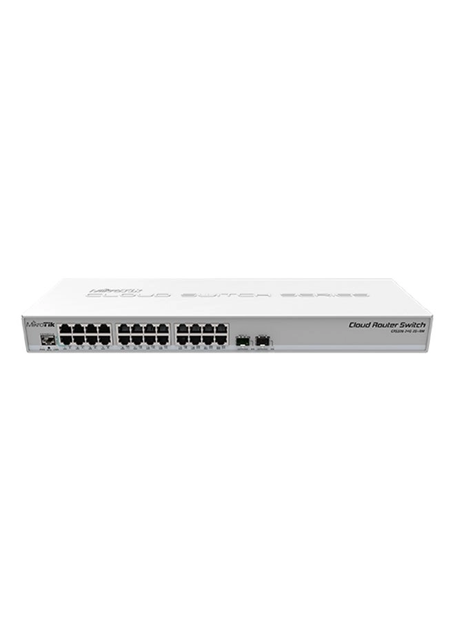 Mikrotik CRS326-24G-2S+RM 24-ports
