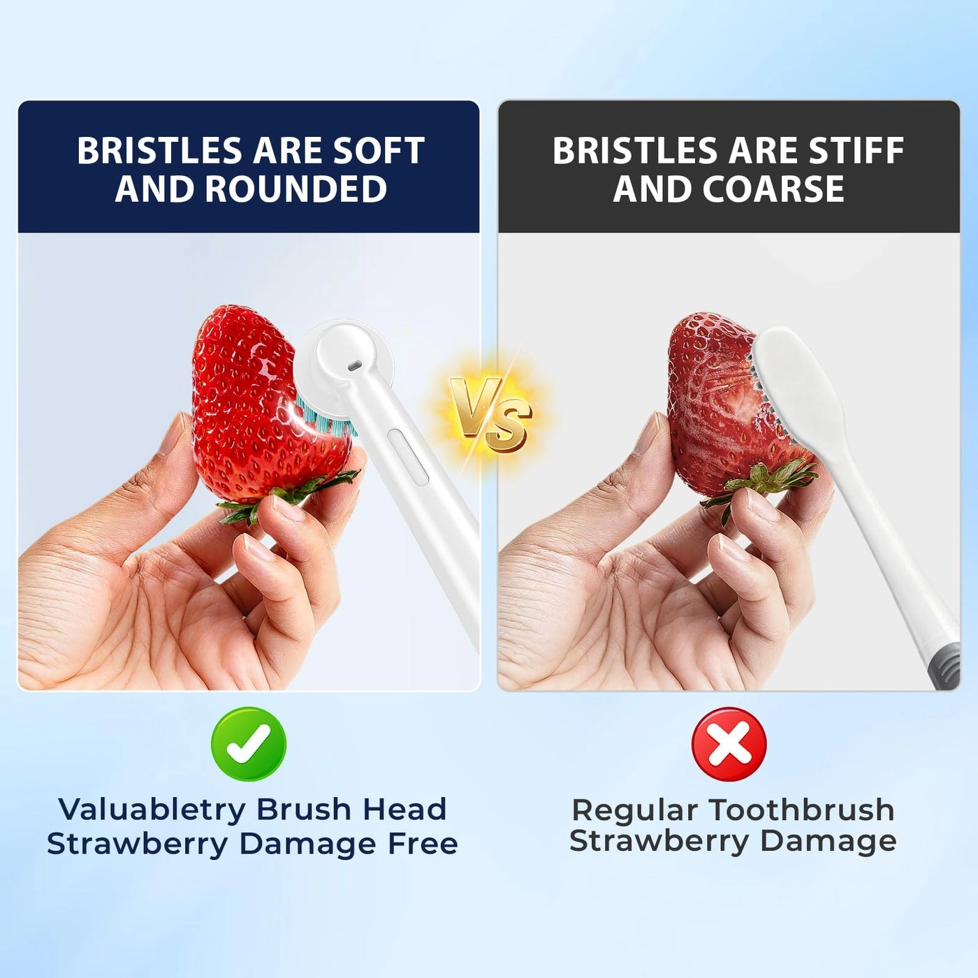 Sensitive Gum Care Replacement Toothbrush Heads - Compatible with Oral B 8 Pack Soft Bristles