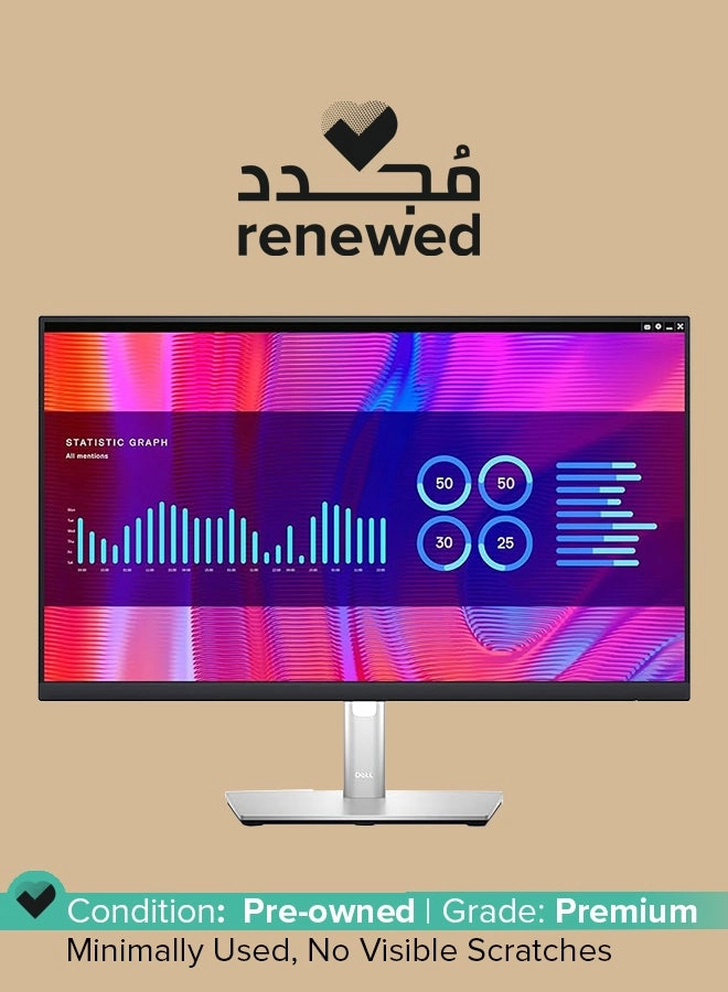 DELL (Renewed) WLED Monitor - 2560 X 1440 24 inch